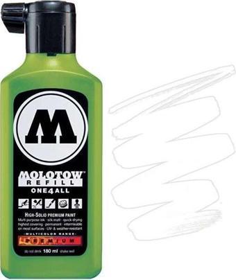 Molotow One4All Akrilik Mürekkep Refill 180 ml Signal White 160