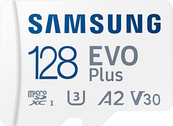 Samsung EVO Plus 128GB Hafıza Kartı 130 MB/s Micro SDHC SD Adaptör