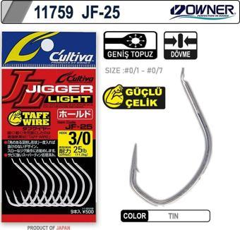 Owner 11759 Jigger Light Hold Jig İğnesi - 7/0