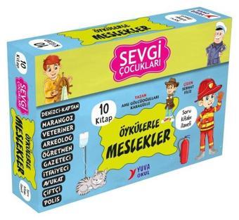 Sevgi Çocukları Meslekler Serisi Seti - 10 Kitap Takım - 3-4. Sınıflar İçin - Ahu Gölcüoğulları - Yuva