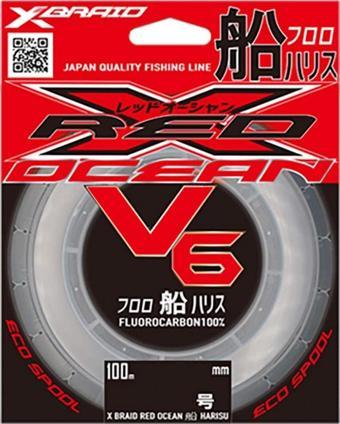 YGK Red Ocean V6 FC 100m 0.62mm