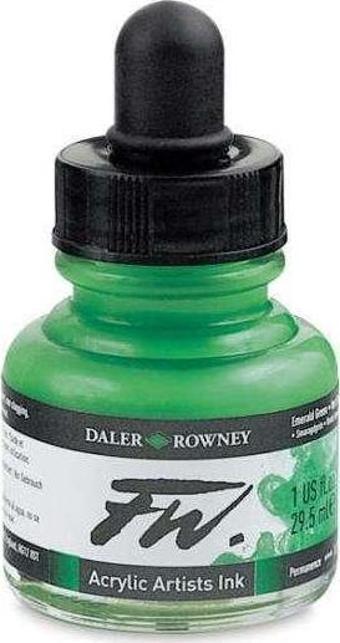 Daler Rowney Fw Akrylic Mürekkep Emerald Green 29.5 ml 335