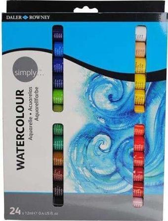 Daler Rowney Simply Sulu Boya Seti 24x12 ml