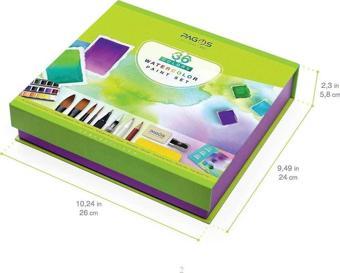 Pagos Özel Kutulu Suluboya Seti 36 Renk
