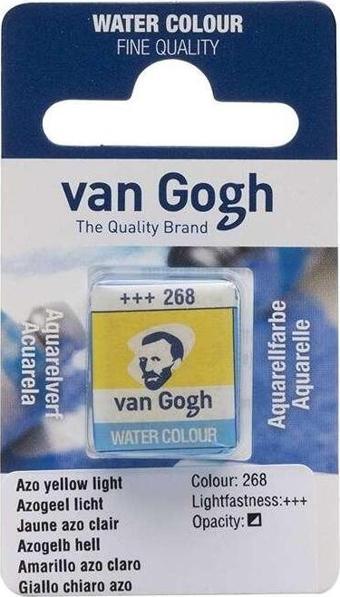 Talens Van Gogh Yarım Tablet Sulu Boya Azo Yellow Light 268