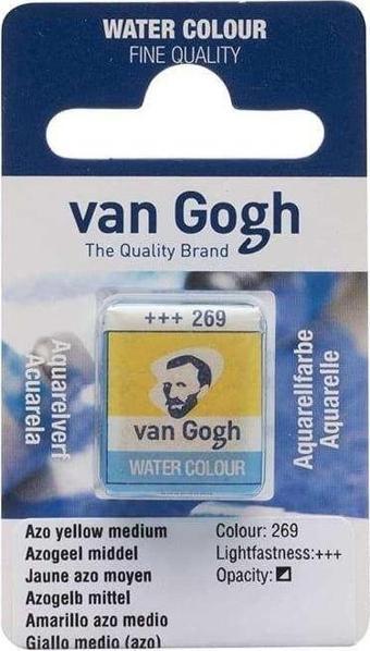 Talens Van Gogh Yarım Tablet Sulu Boya Azo Yellow Medium 269