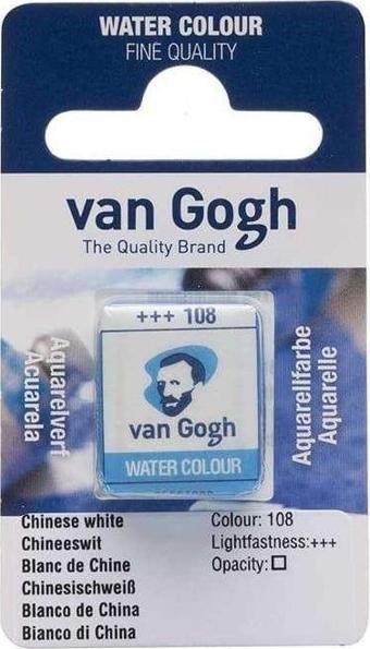 Talens Van Gogh Yarım Tablet Sulu Boya Chinese White 108