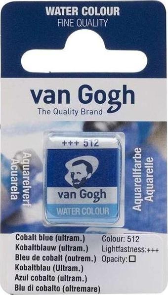 Talens Van Gogh Yarım Tablet Sulu Boya Cobalt Blue 512