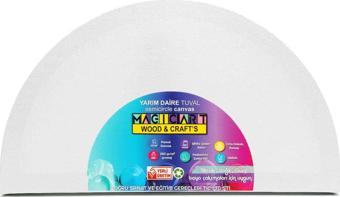 Magic Art Yarım Daire Tuval 40 cm DYT40