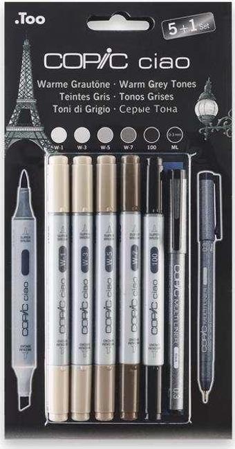 Copic Ciao 5+1 Set Warm Grey Tones