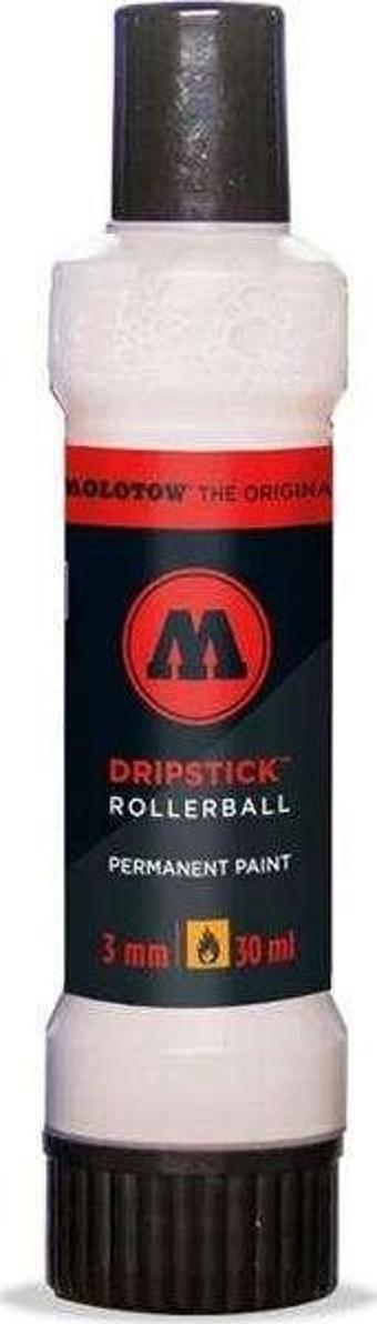 Molotow 862DS Dripstick Permanent Paint Rollerball 3 mm Uç 30 ml Signal White 862004