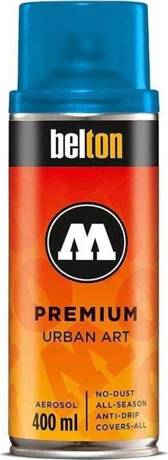 Molotow Belton Premium Sprey Boya 400 ml Transparent Shock Blue 243