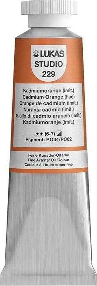 Lukas Studio Yağlı Boya 37 ml Cadmium Orange Hue 229