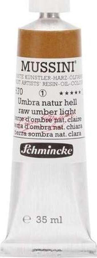 Schmincke Mussini Artists Profesyonel Yağlı Boya 35 ml Seri 1 Raw Umber Light  10670