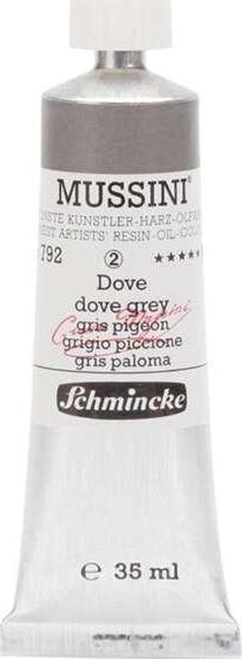 Schmincke Mussini Artists Profesyonel Yağlı Boya 35 ml Seri 2 Dove Grey 10792