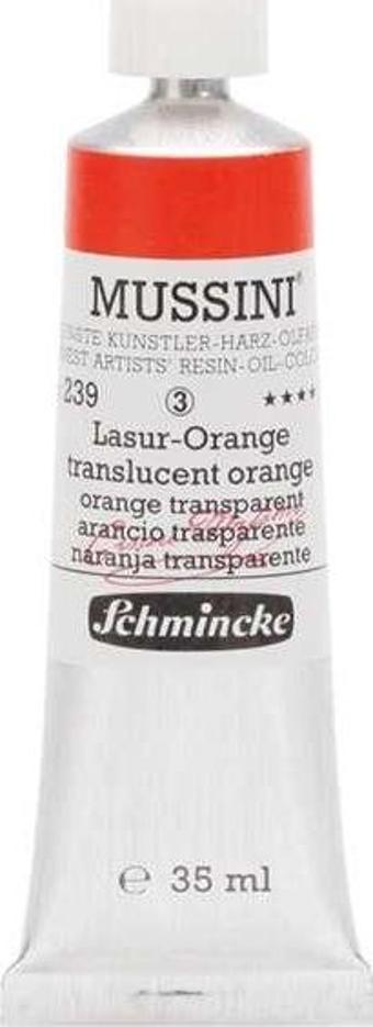 Schmincke Mussini Artists Profesyonel Yağlı Boya 35 ml Seri 3 Transparent Orange 10239