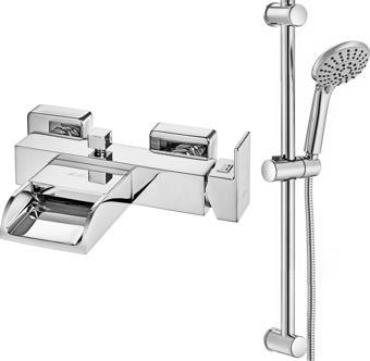 ECA Natura Banyo Bataryası + ECA Logica Sürgülü Duş Seti Üst Takımı