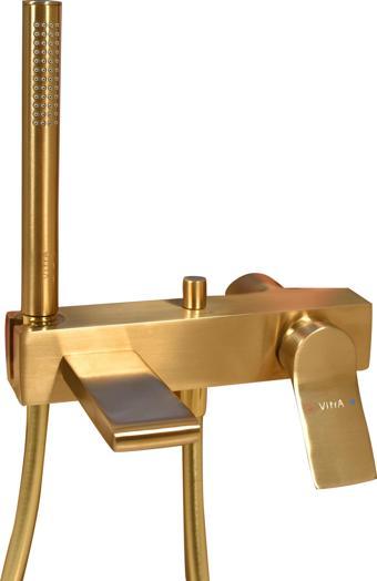 Vitra Memoria Gold Banyo Bataryası El Duşlu Mat Altın Renkli A4233433