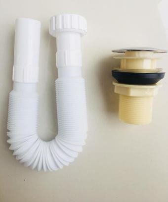 Bas Aç Pop up + Körüklü Lavabo Sifon Gideri