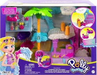 Polly Pocket Flamingo Araba Su Eğlencesi Seti HHJ05