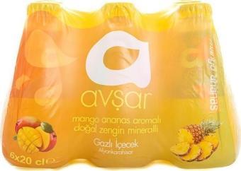 Avşar Mango Ananas Aromalı Maden Suyu 200 Ml X 6 Adet