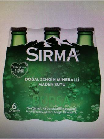 Sırma Sade Soda 6'Lı 200Ml