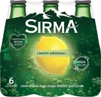 Sırma Soda 200 Ml Limonlu 6 Adet