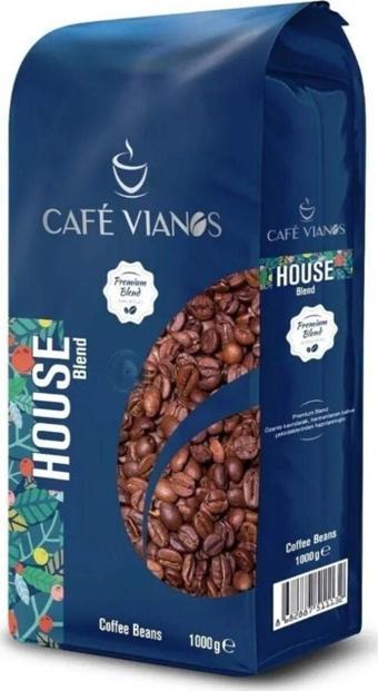 Cafe Vianos Espresso House Blend 1 Kg (Çekirdek Kahve)