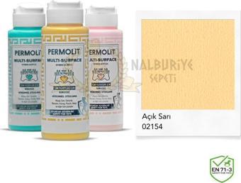 Permolit Multi Surface Akrilik Hobi Boyası AÇIK SARI 120 ml.