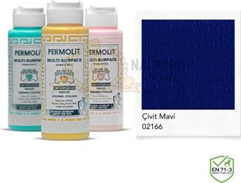 Permolit Multi Surface Akrilik Hobi Boyası ÇİVİT MAVİ 120 ml.