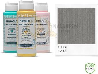 Permolit Multi Surface Akrilik Hobi Boyası KÜL GRİ 120 ml.