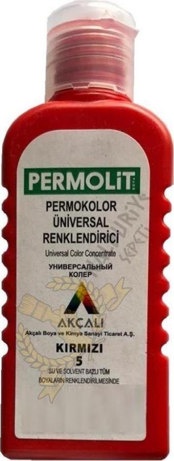 Permolit Üniversal Renklendirici Renk Tüpü KIRMIZI 50 ml.