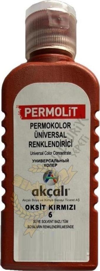 Permolit Üniversal Renklendirici Renk Tüpü OKSİT KIRMIZI 50 ml.