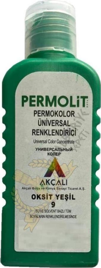 Permolit Üniversal Renklendirici Renk Tüpü OKSİT YEŞİL 50 ml.