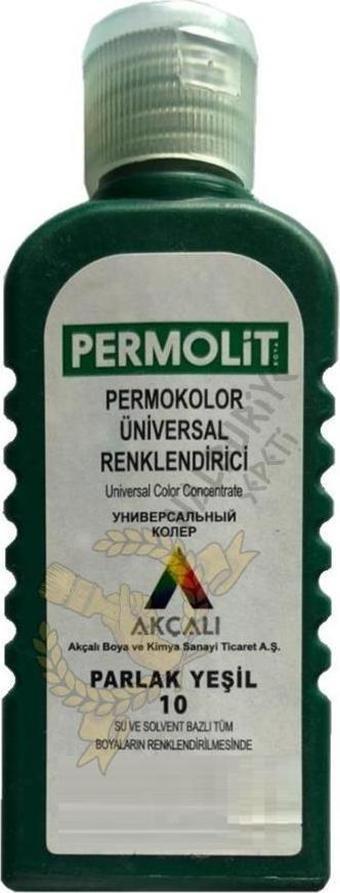 Permolit Üniversal Renklendirici Renk Tüpü PARLAK YEŞİL 50 ml.