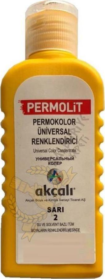 Permolit Üniversal Renklendirici Renk Tüpü SARI 50 ml.