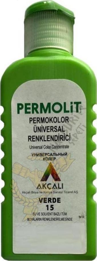 Permolit Üniversal Renklendirici Renk Tüpü VERDE YEŞİL 50 ml.