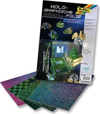 Folia Holografik Yapışkanlı Folyo