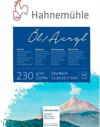 Hahnemühle 30x40 cm Yağlı Boya Akrilik Blok