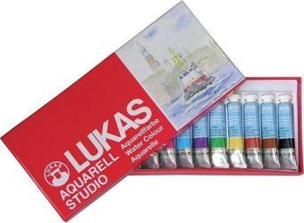 Lukas Studio 12x10 ml Aquarell Sulu Boya Seti