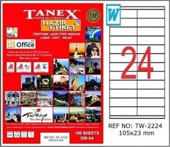 TANEKS LAZER ETİKET  TW 2224  105*23MM