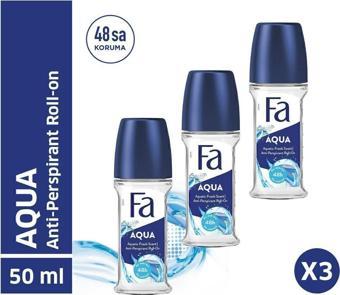 Fa Aqua Roll-On X 3 Adet