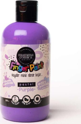 Mammacomica Dough Yıkanabilir Parmak Boyası - Pastel Purple 250ml