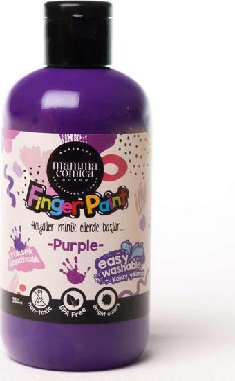 Mammacomica Dough Yıkanabilir Parmak Boyası - Purple 250ml