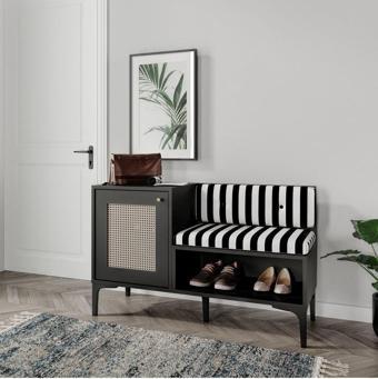 Venetto Trio Black Ayakkabılık ( %100 Mdf ) 