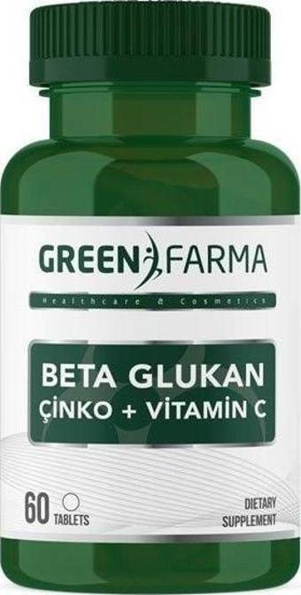 Green Farma Beta Glukan -Vit C -Zn 60 Tablet