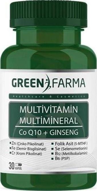 Green Farma Multivitamin & Multimineral 30 Kapsül