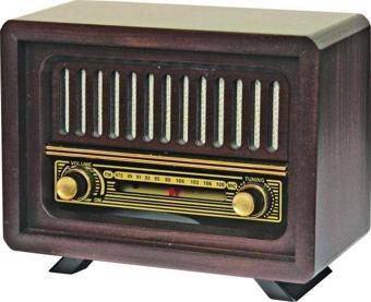 Nostaljik  Radyo  Şarjlı Pil+Adaptörlü Çamlıca Model