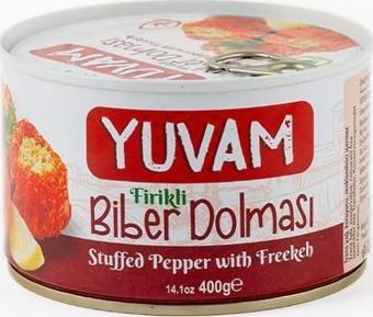 YUVAM BİBER DOLMASI FİRİKLİ 400 GR