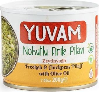 YUVAM FİRİK PİLAVI KONSERVESİ NOHUTLU 200 GR x 24 adet